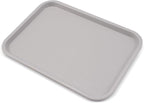 Carlisle FoodService Products Cafe Plastic Fast Food Tray, 14" x 18", Gray