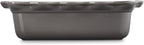 Le Creuset Stoneware Heritage Fluted Loaf Pan, 9", Oyster