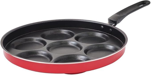 7-Cup Egg Frying Pan Skillet, Non Stick Egg Cooker Pan, Omelet Pan For Breakfast Pancake, Crepe Pan Gas Stove & Electronic (11.4in(7-cup eggpan))