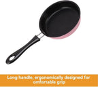 Nonstick Frying Pan 4.9 Inch(12.5cm) Round Egg Pan One Egg Fry Pan Egg Pancake Maker Omelet Mini Dishwasher Safe Cookware Small Egg Skillet, PFOA Free, Portable Pan for Stove Gas Induction Hob