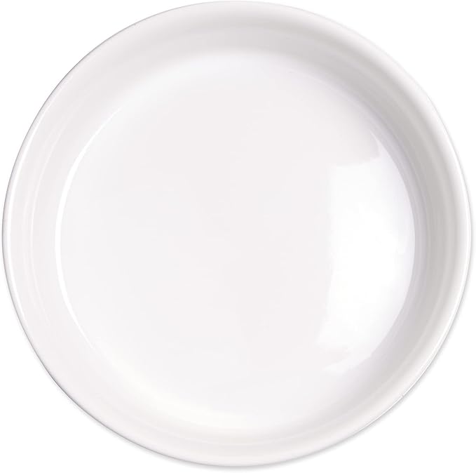 Bone Dry Ceramic Marble Non-Slip Pet Bowls, Dishwasher Safe, Medium Set, 6x2, Blue, 2 Count