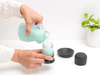 Brabantia 302626 Refillable Soap Dispensing Washing Up Scrubbing Dish Brush, One Size, Dark Gray