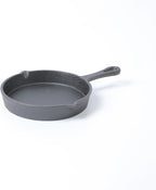 HAWOK Cast Iron Mini Skillet, Round Pan, Mini Server, DIA 5.3inch, 6 Pcs, Black