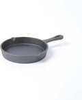 HAWOK Cast Iron Mini Skillet, Round Pan, Mini Server, DIA.5.3 inch, Black