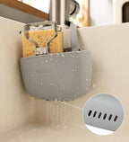 Kitchen Sink Caddy Sponge Holder Hang Basket for Scrubber Dish Brush Soap Holder Pocket Kitchen Accessories Organizer (Single Basket,2pcs)