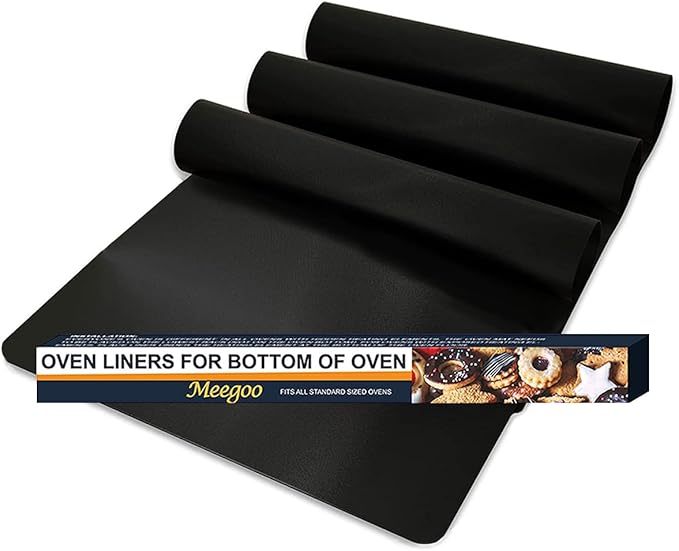 3 Pack Oven Liners for Bottom of Oven, Large Reusable Heavy Duty Oven Liners Protector Mats for Gas Oven Electric Oven Baking Sheet Toaster Microwave Grill, Nonstick BPA and PFOA Free, 23.62x15.75 in