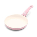 GreenLife Nonstick 8" Frying Pan Skillet, Non-Toxic PFAS-Free Ceramic Nonstick, Dishwasher & Oven Safe, Stay-Cool Handles, Wobble Free, Pink