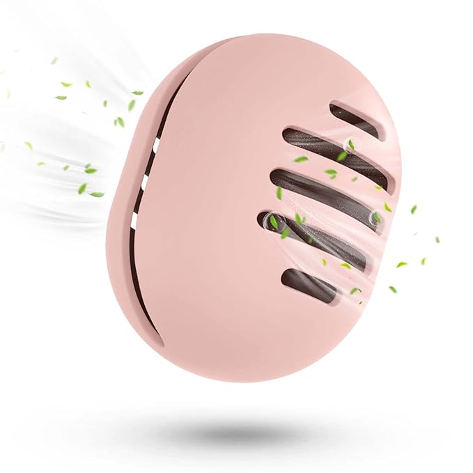 Fauxomor Makeup Sponge Holder,Double-sided 5-line Vented Silicone Beauty Make Up Blender Case for Travel,Shatterproof Make-Up Sponge Travel Case for All Sponges Reuse Easy Carry,Pink