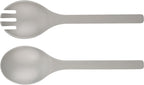 LOVYANXUE Bamboo Fiber Salad Bowl with Servers Set Large 9.8inches Nature Bamboo Mixing Bowl with Servers with Lid Spoon and Fork for Fruits,Salads and Vegetables