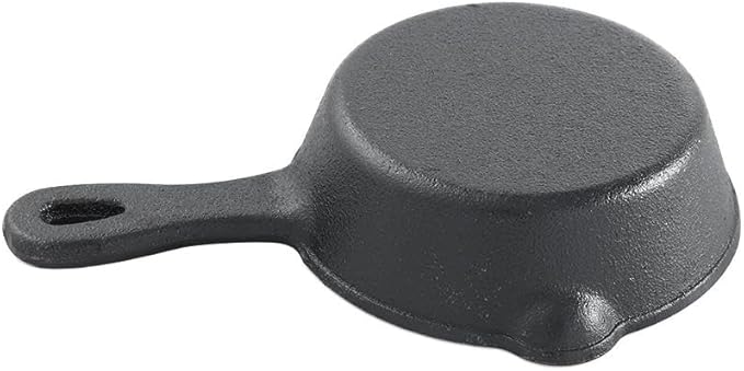 Kopida 3.35 Inch Cast Iron Skillet, Frying Pan, Egg Frying Pots, Mini Cast Iron Skillet, for Kitchen Cooking Tool Barbecue
