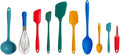 GIR: Get It Right 10-Piece Silicone Ultimate Kitchen Utensil Set – Spatulas, Ladle, Flip, Spoons, Whisk, Peeler & Spoonula – Nonstick, Non-Toxic, Heat-Resistant – Madrid