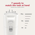 KitchenAid Go Cordless Hand Mixer - battery included, KHMR762, Porcelain White