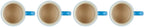 Le Creuset Stoneware Set of 4 Mugs, 14 oz. each, Marseille