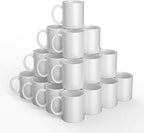 Ceramic Mug Blank, White - 12 oz/340 ml (36 ct)