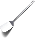 Stainless Steel Spatulas, Berglander Solid Turner,Barbecue Metal Spatulas Turner For Cooking, Kitchen Spatula For Nonstick Cookware, Dishwasher Safe, Easy to Clean