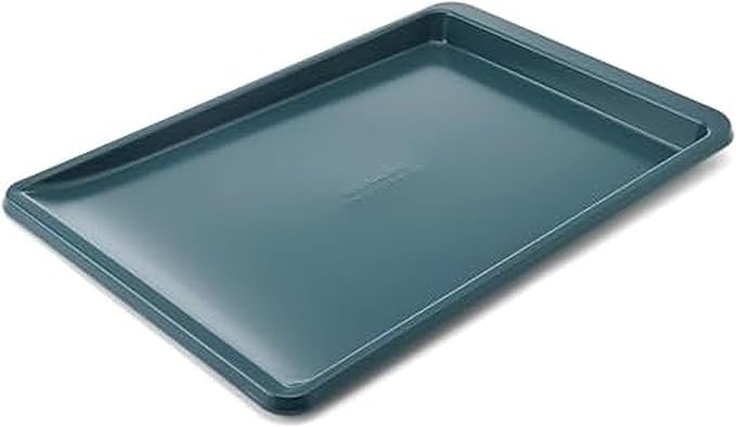 KitchenAid Nonstick Swiss Engineered Aluminized Steel Cookie Slider, Dishwasher Safe, Agave, 10x15 Inch
