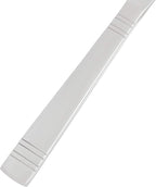 Amazon Basics Silverware, 20-Piece Stainless Steel Flatware Set, Dishwasher Safe, Service for 4, Bistro