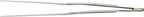 Mercer Culinary 18-8 Stainless Steel Chef Plating Tongs, Offset Tip, 6-1/2 Inch