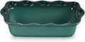 Le Creuset Stoneware Heritage Fluted Loaf Pan, 9", Artichaut