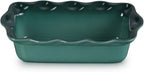 Le Creuset Stoneware Heritage Fluted Loaf Pan, 9", Artichaut