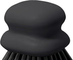 Dish Brush with Handle, Kitchen Scrub Brushes for Cleaning, Dish Scrubber with Nylon bristles for Sink, Pots, Pans(1Pack Black Nylon bristles)