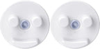 Sponge Holder for Kitchen Sink, Suction Cup In-Sink Sponge Caddy Organizer, Dishwasher Safe, 2 Pack (Sponges Not Included)