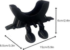 Cute Hanging Sponge Holder with Drainage, 3D Printed Sponge Holder, Funny Sponge Stand for Kitchen Sink, Keeps Your Sponge Dry & Smiling, No sponge ﻿ (Black)