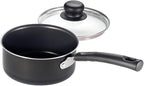 Tramontina Primaware 15-Piece Non Stick Cookware Set with Lids and Utensils, Aluminum Nonstick Pots and Pans Kitchen Set (Storm)