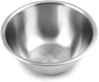 Fox Run Stainless Steel Small Mixing Bowl, 7.25 x 7.25 x 3.75 inches, Metallic