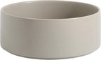 Havniva Non-Slip 8.2inch Ceramic Dog Food and Water Bowl for Large Breed Dogs, Pet Bowl for Replacement (Single Bowl, Grey)