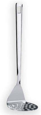 Stainless Steel Potato Masher, Berglander Heavy Duty Metal Potato Ricer, Food Masher Utensil Hand Masher, Vegetables Fruits Versatile Masher, Heat Resistant, Dishwasher Safe, Easy to Clean