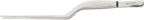 Mercer Culinary 18-8 Stainless Steel Chef Plating Tongs, Offset Tip, 6-1/2 Inch