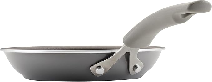 Rachael Ray Cook + Create Nonstick Frying Pan/Skillet, 8.5 Inch, Gray
