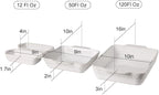 Sweejar Ceramic Bakeware Set of 4, Casserole Dishes for Oven, Rectangular Baking Dish with Handles, Lasagna Pans Deep for Cooking, Gratin, Roasting, Banquet and Daily Use (White)