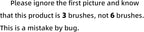 FOOGWEE Hard Bristle Crevice Cleaning Brush - Home Cleaning Tools, Multi-Purpose Crevice Supplies for Kitchen, Bathroom, Toilet, Window, Vehicle, Faucets, Grout, Home (3, Black)