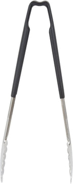 Vollrath 4781220 Jacobs's Price 12-Inch 1-Piece Tong, Stainless Steel, Black Handle