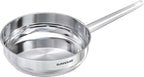 Sunhouse 8 Inch Tri-Ply Stainless Steel Frying Pan, Whole-Clad No Coatings Skillet with Stay-cool Handle for Cooking, Durable & Oven Safe to 500°F, Dishwasher Safe, Compatible with All Cooktops