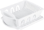 Sterilite 06218006 Sink Dish Rack Drainer, White