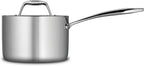 Tramontina Signature Tri-Ply Clad Stainless Steel 2-Quart Sauce Pan with Lid, Induction-Ready, Dishwasher-Safe, NSF-Certified, Made in Brazil