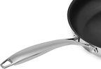 Amazon Basics 2-Piece Non-Stick Stainless Steel Fry Pan Set, Oven Safe, Induction Compatible, Stay-Cool Handles, 10-Inch and 8-Inch