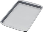 Farberware GoldenBake Nonstick Bakeware Cookie/Baking Sheet Pan Set, 2 Piece, Gray