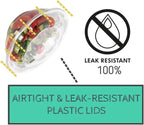 Smygoods Disposable Plastic Salad Bowls with Airtight Lids Ideal for Meal Prep, Takeout, Catering, Parties, Picnics, and Food Storage, Stackable, Leak-Proof