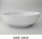 KX-WARE Melamine Serving Bowls -2pcs 12inch Larger Salad Bowls/Mixing Bowls,White Color| Break-resistant 100% Melamine Bowls | Dishwasher Safe,BPA Free