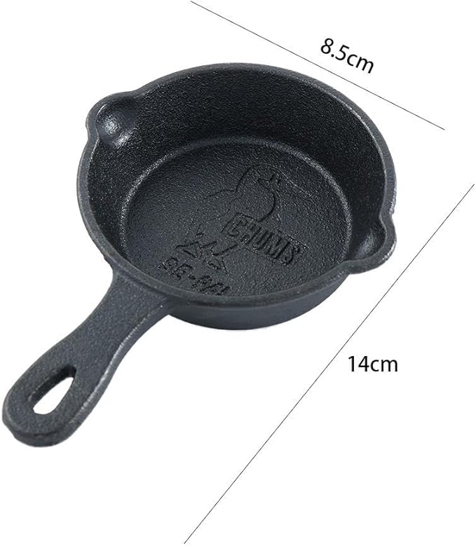 Kopida 3.35 Inch Cast Iron Skillet, Frying Pan, Egg Frying Pots, Mini Cast Iron Skillet, for Kitchen Cooking Tool Barbecue