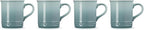 Le Creuset Stoneware Set of 4 Mugs, 14 oz. each, Sea Salt