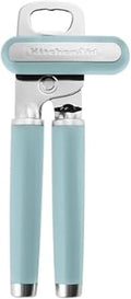 KitchenAid Classic Multifunction Can Opener and Bottle Opener Easy to Use, Razor Sharp Stainless Steel Cutting Wheel, Soft Ergonomic Handles, Mineral Water
