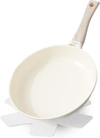 Granite Frying Pan, 11 Inch Non Stick Frying Pans, Lightweight Nonstick Pans for Omelets & Eggs, PFOA & PFAS Free Non-toxic Cookware Chef's Pan, Induction Compatible Fast & Even Heat Skillet