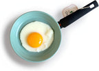SALFORD Forged 5.5 Inch Mini Nonstick Frying Pan - Ceramic Skillet for Egg Omelet & Pancakes with Bakelite Handle Chef's Cookware - PTFE, PFAS & PFOA Free (Turquoise)