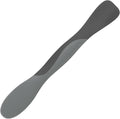 Tovolo Mini Scoop and Spread Tool for Kitchen Meal Prep Small Sandwich Spreader Spatula for Peanut Butter Jelly, Silicone BPA Free Dishwasher Safe Scooper Spreader, Charcoal and Oyster Gray
