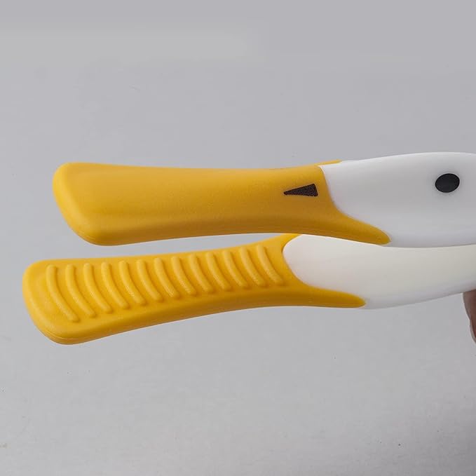 Zeal Duck Toast Tongs, White